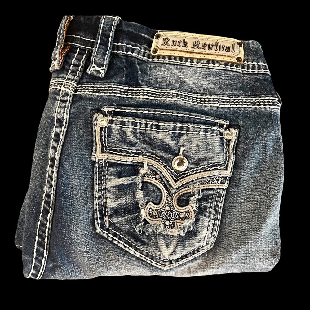 Rock Revival Yara Easy Stretch Cropped Jean